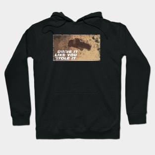 Drive Fast. Live Furious. - Distressed Hoodie